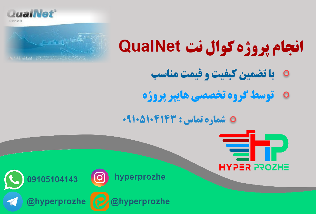 انجام پروژه QualNet