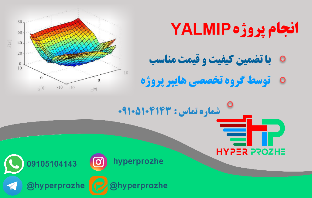 انجام پروژه Yalmip