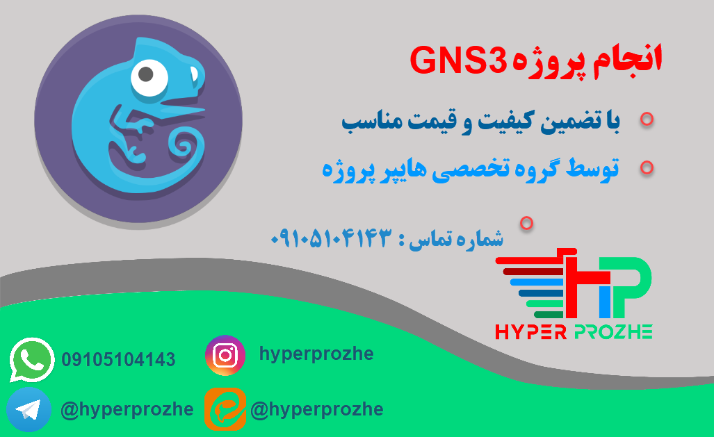 انجام پروژه GNS3