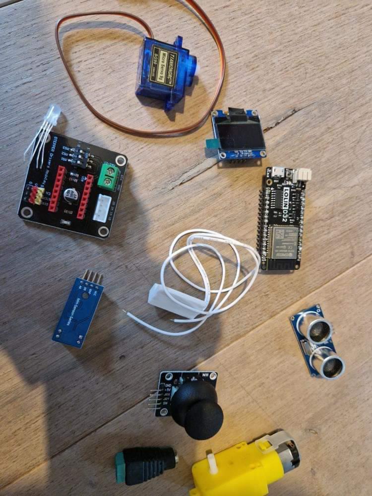 قطعات اجرای پروژه کنترل دما با برد آردوینو