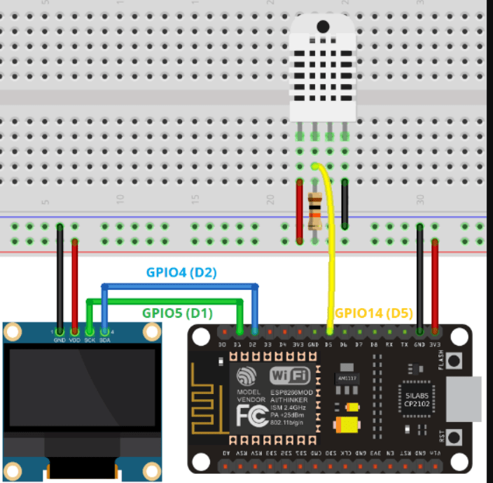 مدار پروژه کنترل دما با اردوینو