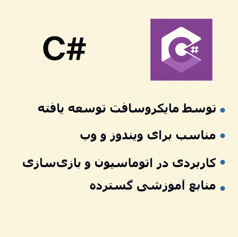 C# – سی‌شارپ بهترین زبان برنامه نویسی سال 1404
