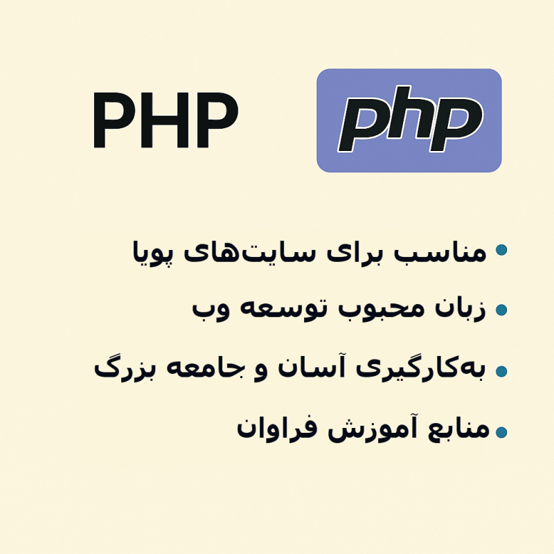 PHP پی اچ پی - بهترین زبان برنامه نویسی سال 1404