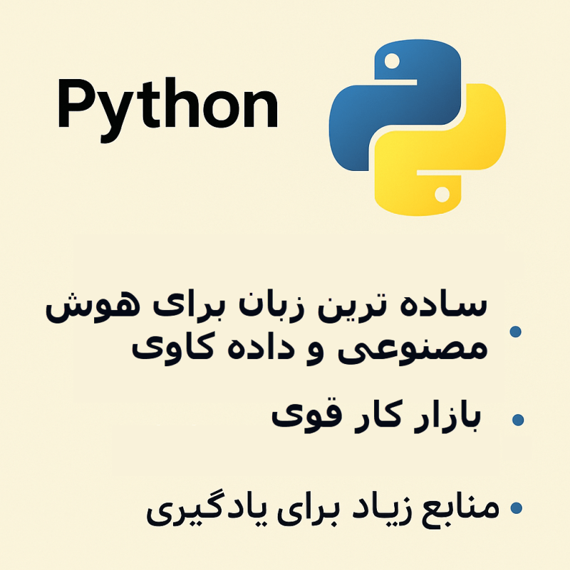 Python – پایتون بهترین زبان برنامه نویسی سال 1404